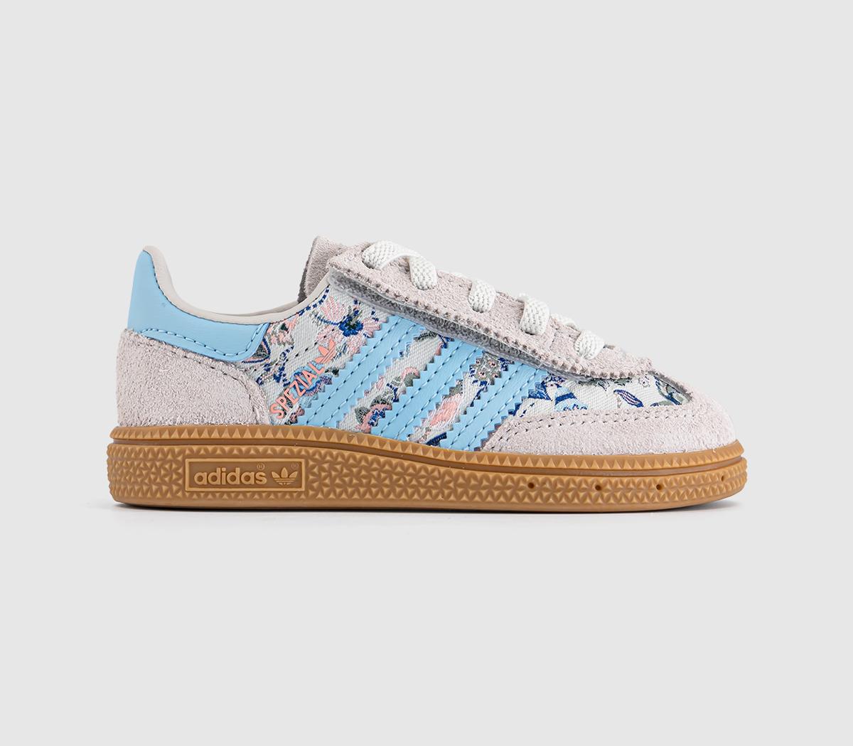 adidasadidas x Liberty London Handball Spezial Infant TrainersLiberty London Off White Icey Blue