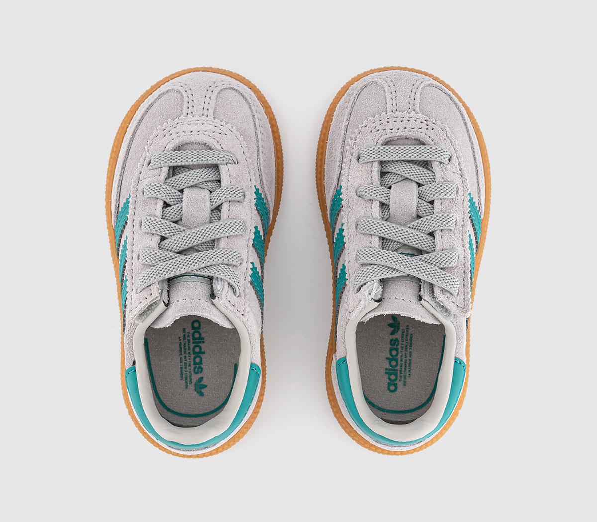 adidasHandball Spezial Infant Trainers adidasHandball Spezial Infant TrainersGrey Pure Teal Gum