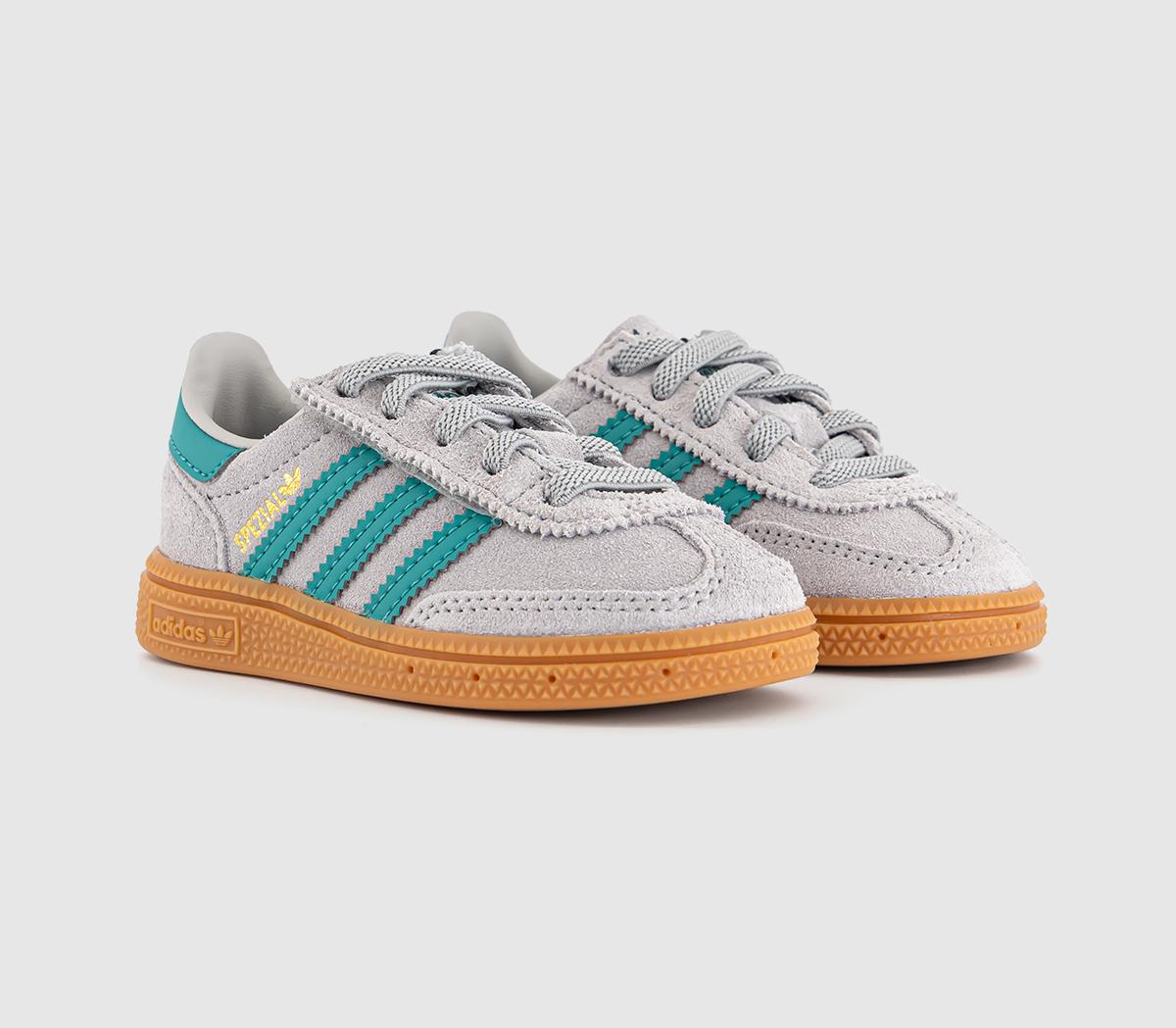 adidasHandball Spezial Infant Trainers adidasHandball Spezial Infant TrainersGrey Pure Teal Gum