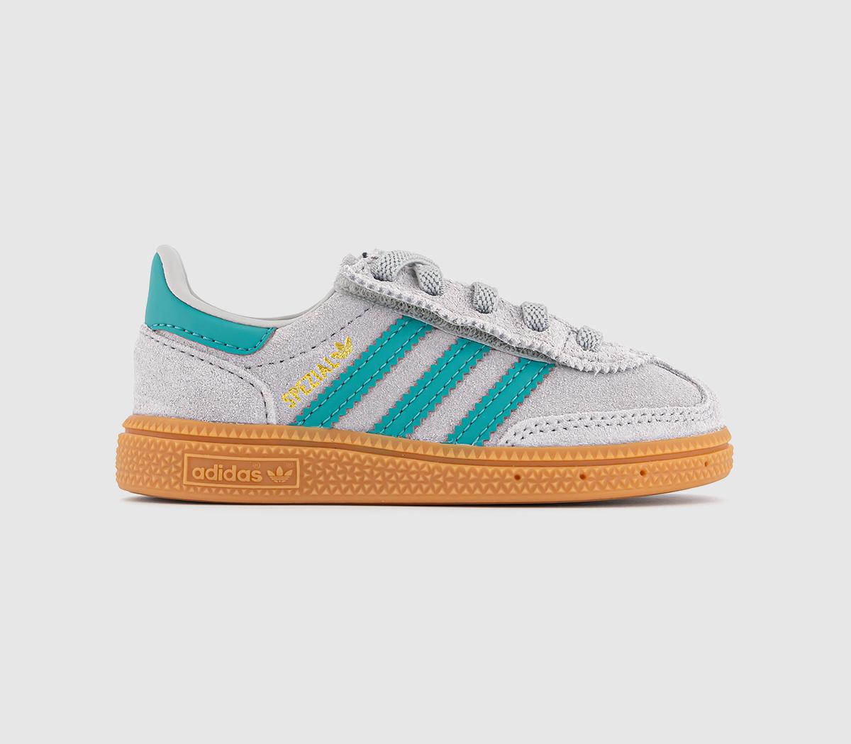 adidasHandball Spezial Infant Trainers adidasHandball Spezial Infant TrainersGrey Pure Teal Gum