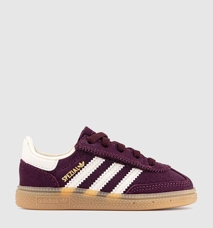 adidas Handball Spezial Infant Trainers Maroon Cream White Gold