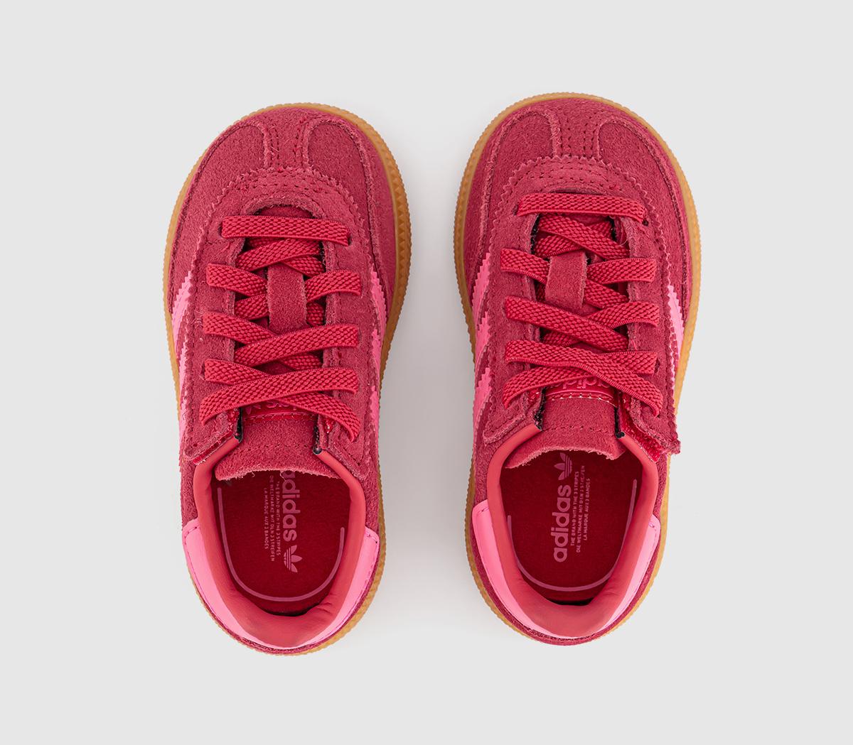 adidasHandball Spezial Infant Trainers adidasHandball Spezial Infant TrainersRuby Red Lucid Pink Gum