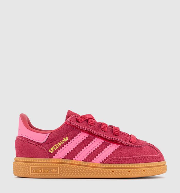 adidas Handball Spezial Infant Trainers Ruby Red Lucid Pink Gum