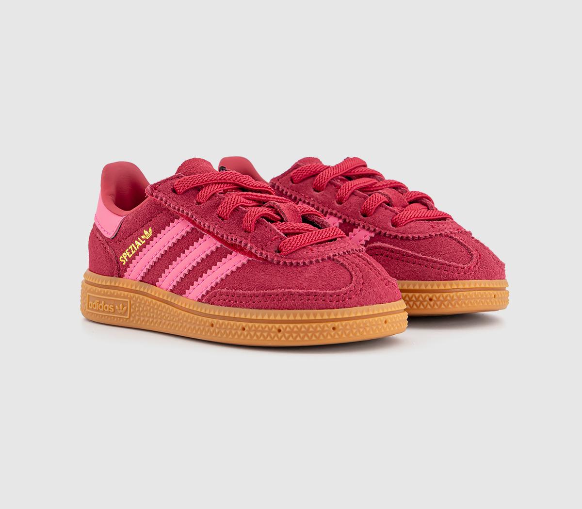 adidasHandball Spezial Infant Trainers adidasHandball Spezial Infant TrainersRuby Red Lucid Pink Gum