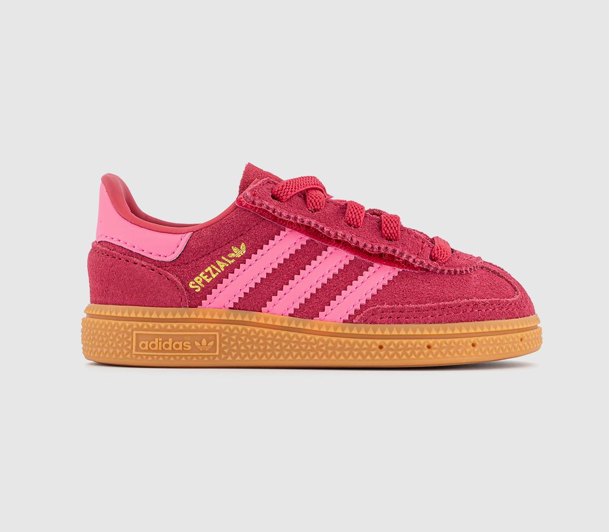 adidasHandball Spezial Infant Trainers adidasHandball Spezial Infant TrainersRuby Red Lucid Pink Gum