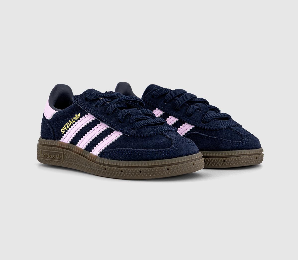 adidasHandball Spezial Infant Trainers adidasHandball Spezial Infant TrainersNight Indigo Orchid Fusion Gum