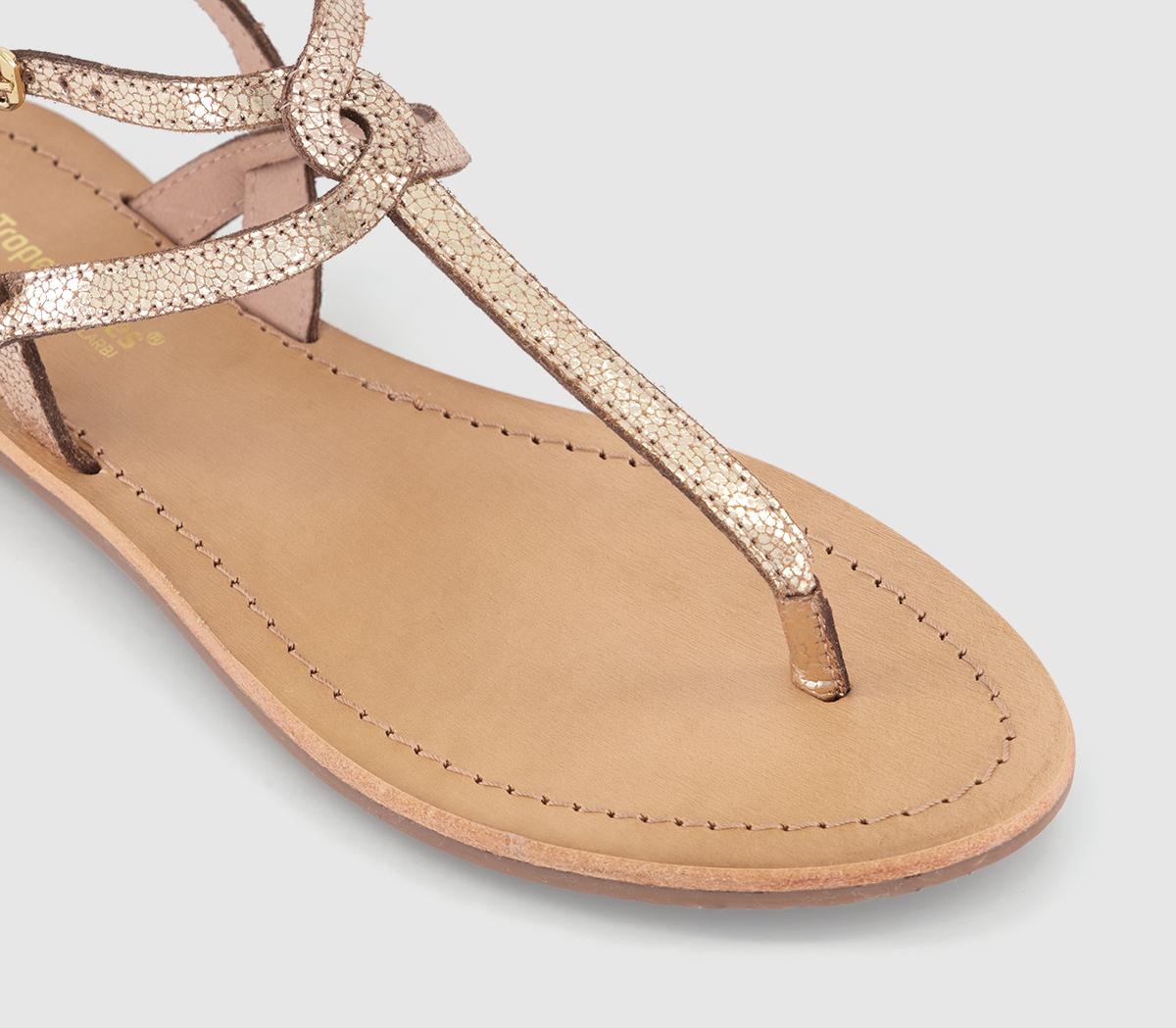 Les TropeziennesHamado Toe Thong Sandals Les TropeziennesHamado Toe Thong SandalsGold