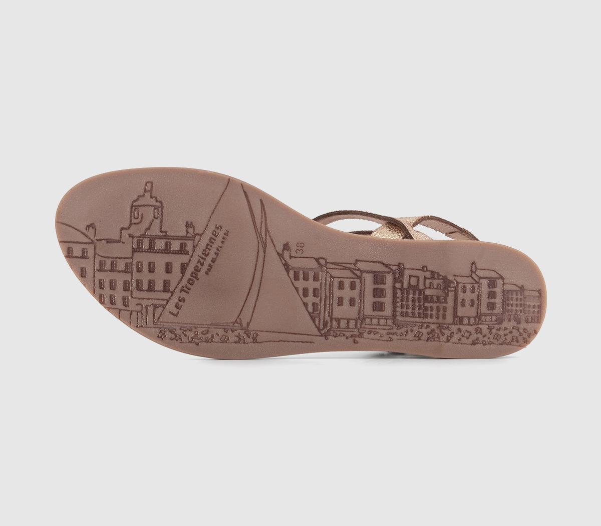 Les TropeziennesHamado Toe Thong Sandals Les TropeziennesHamado Toe Thong SandalsGold