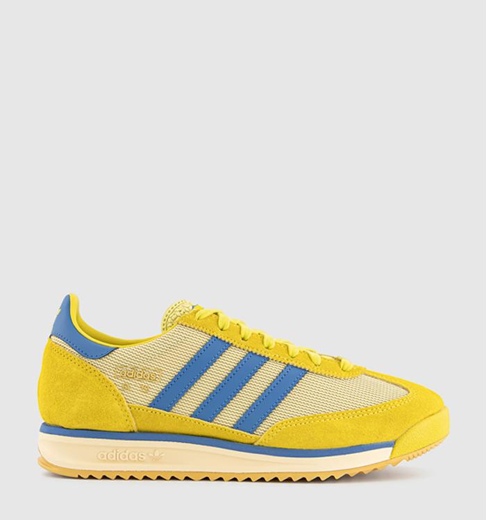 adidas SL 72 RS Trainers Pure Sulfur Focus Blue Powder Yellow