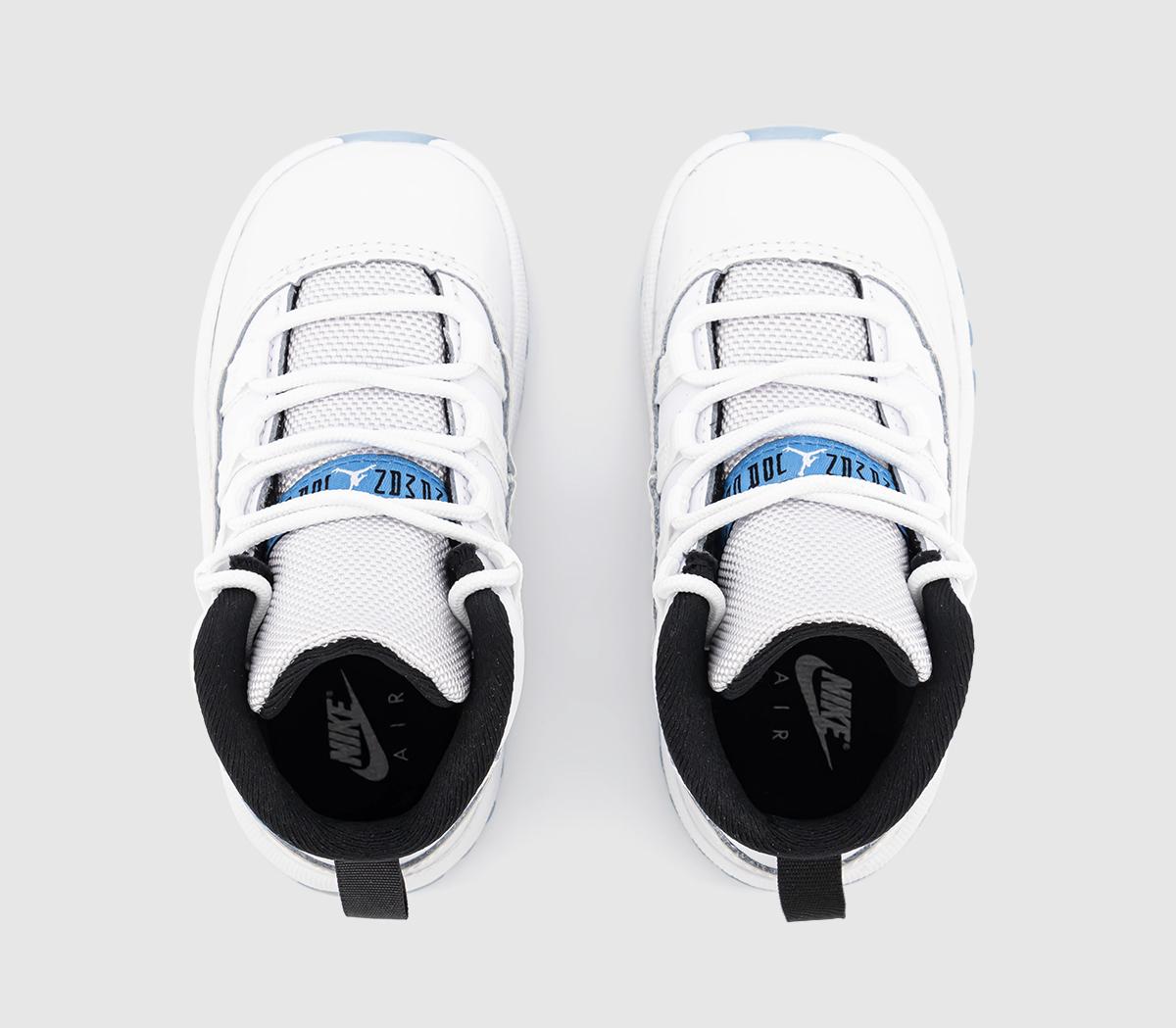 NikeAir Jordan Retro 11 Toddler TrainersWhite Legend Blue Black