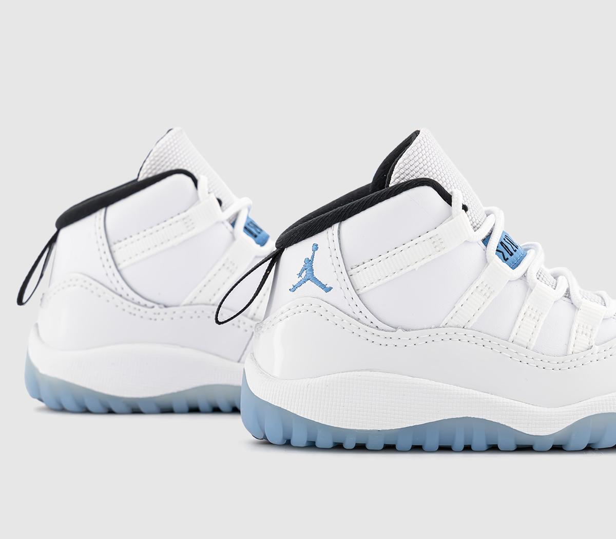 NikeAir Jordan Retro 11 Toddler TrainersWhite Legend Blue Black