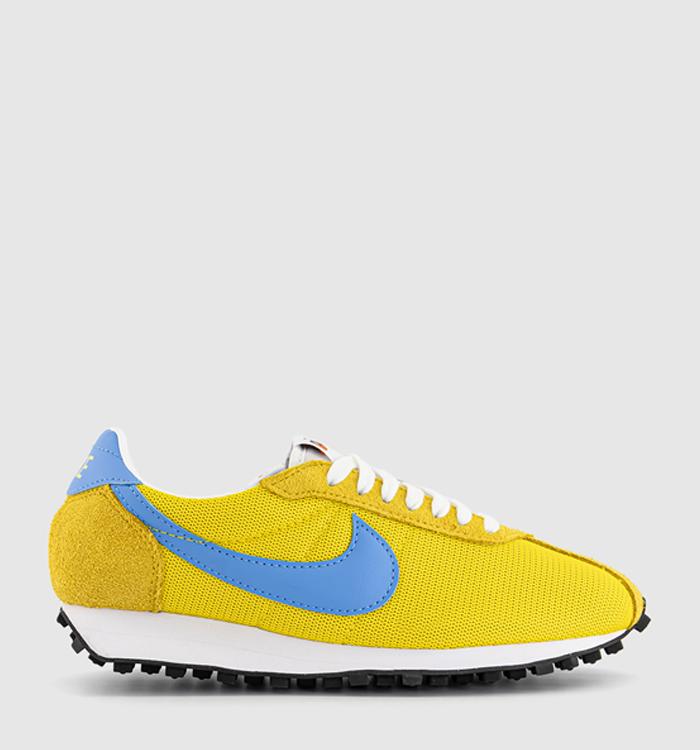 nike yellow and blue trainers