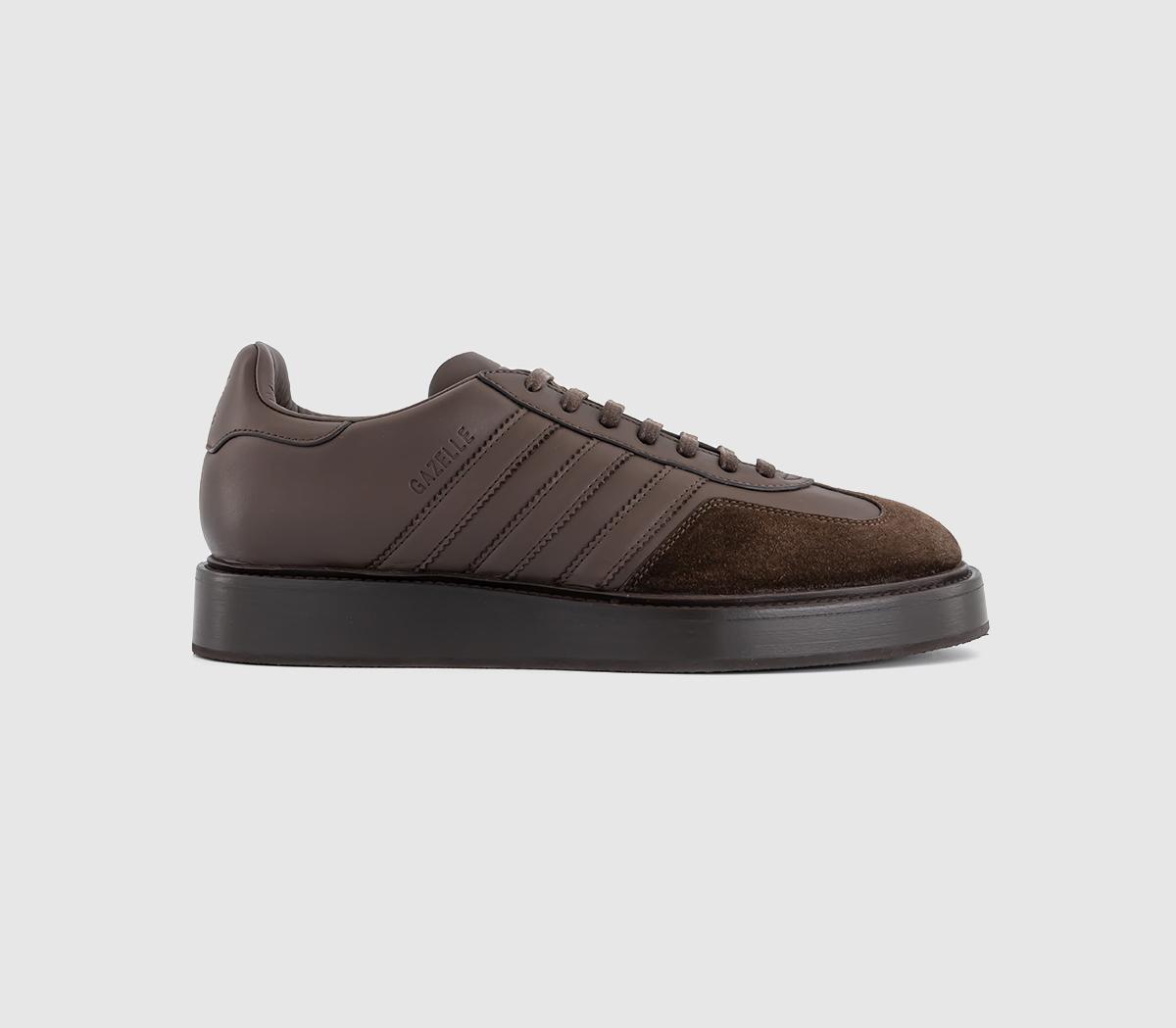 adidas Mens Gazelle Indoor Made In Italy Brown Brown Dark Brown, 7.5 adidas Mens Gazelle Indoor Made In Italy Brown Brown Dark Brown, 7.5