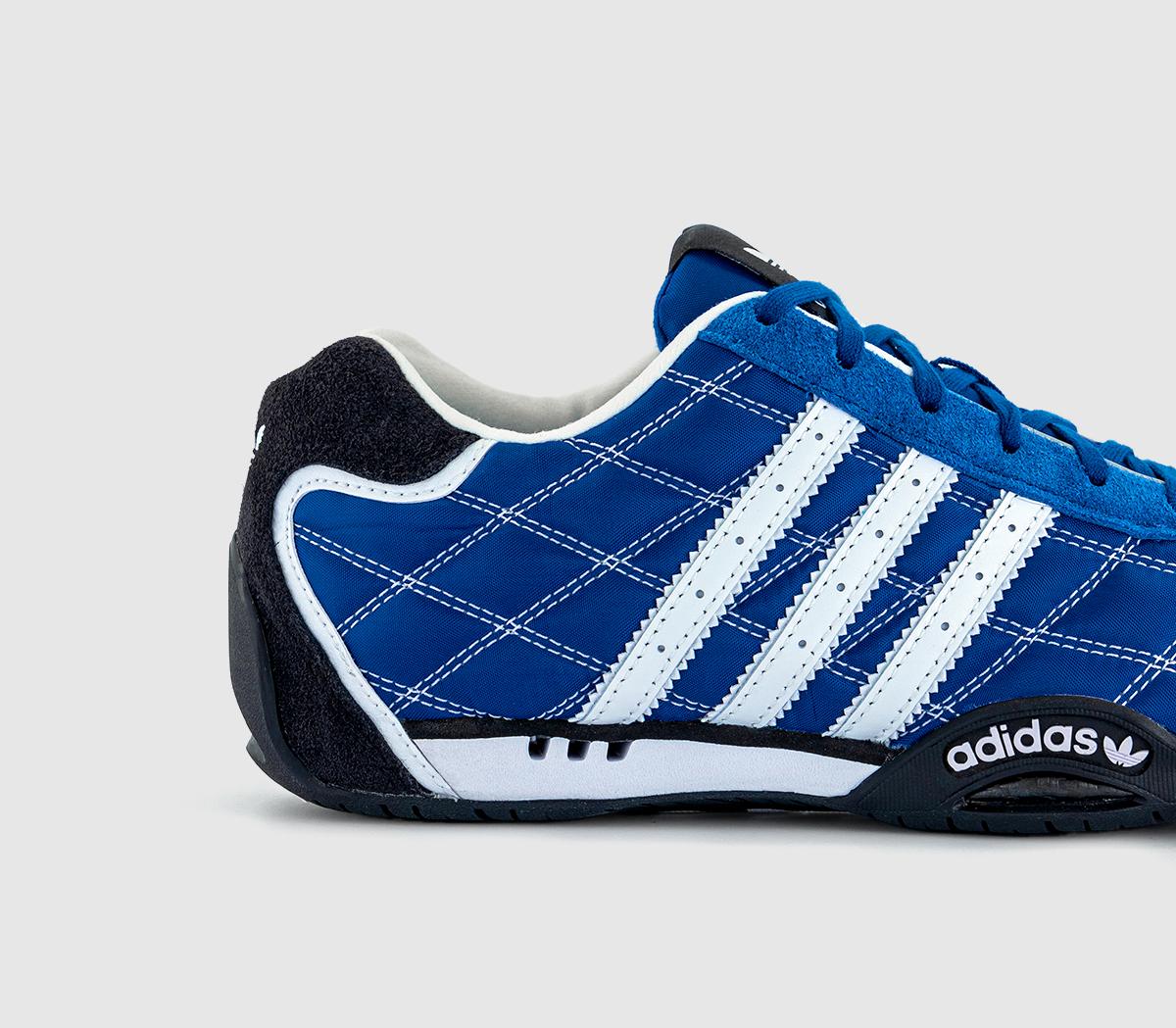 adidasAdiracer Lo TrainersPower Blue White Core Black