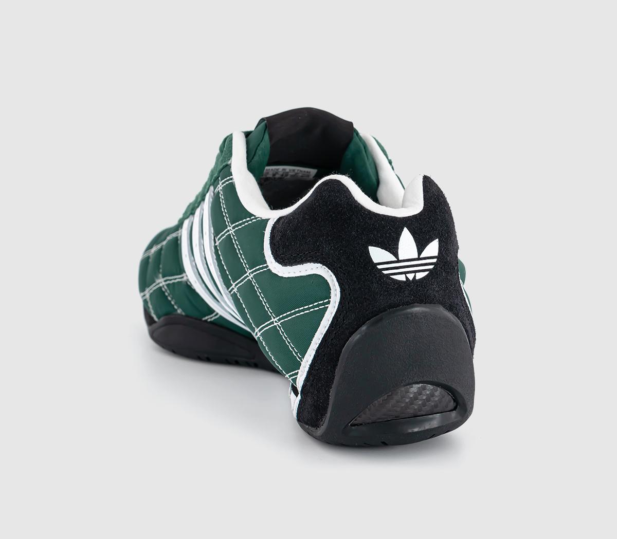 adidasAdiracer Lo TrainersCollegiate Green White Core Black