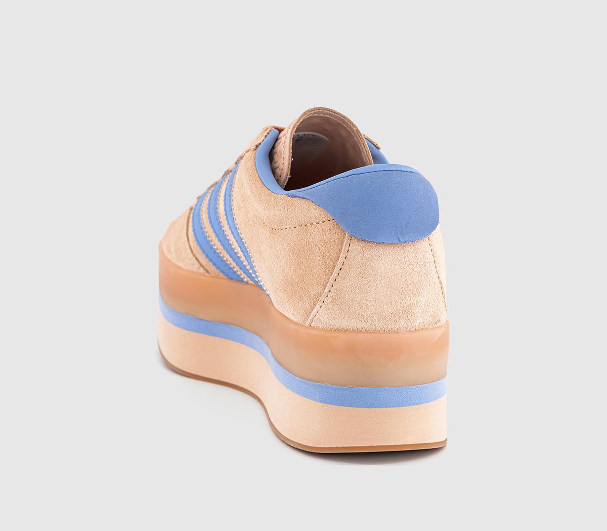 adidasGazelle Stack TrainersHalo Blush Blue Spark Gum