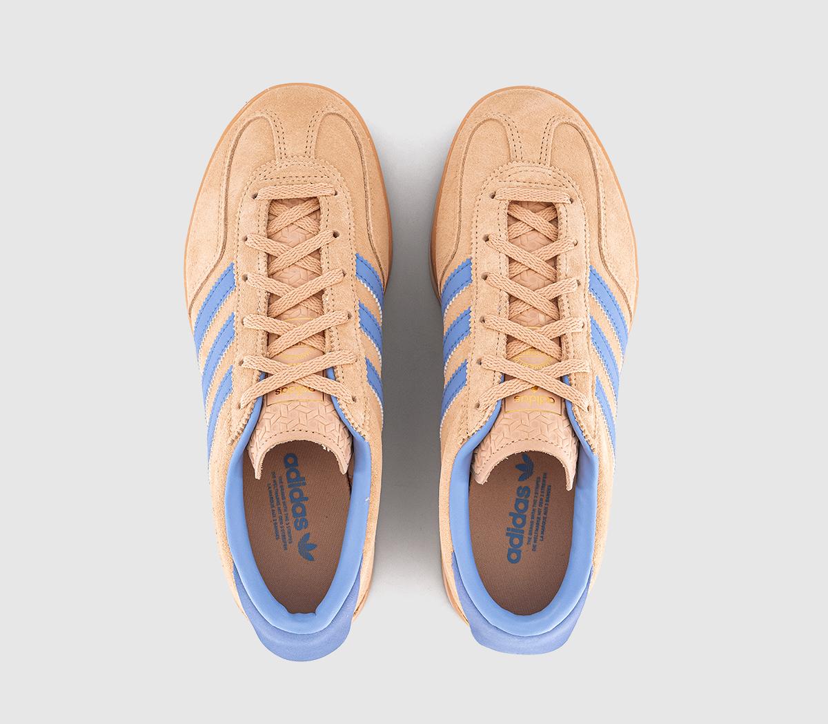 adidasGazelle Stack TrainersHalo Blush Blue Spark Gum