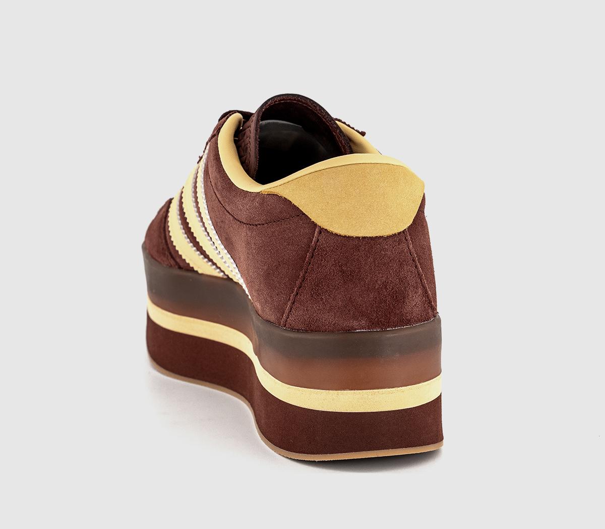 adidasGazelle Stack TrainersFox Brown Orange Tint Gum