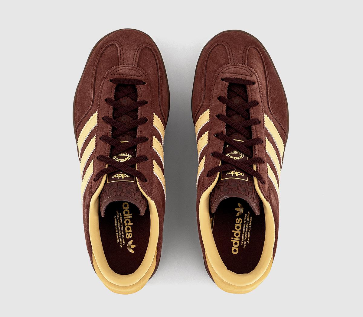 adidas Gazelle Stack Trainers Fox Brown Orange Tint Gum - Women's