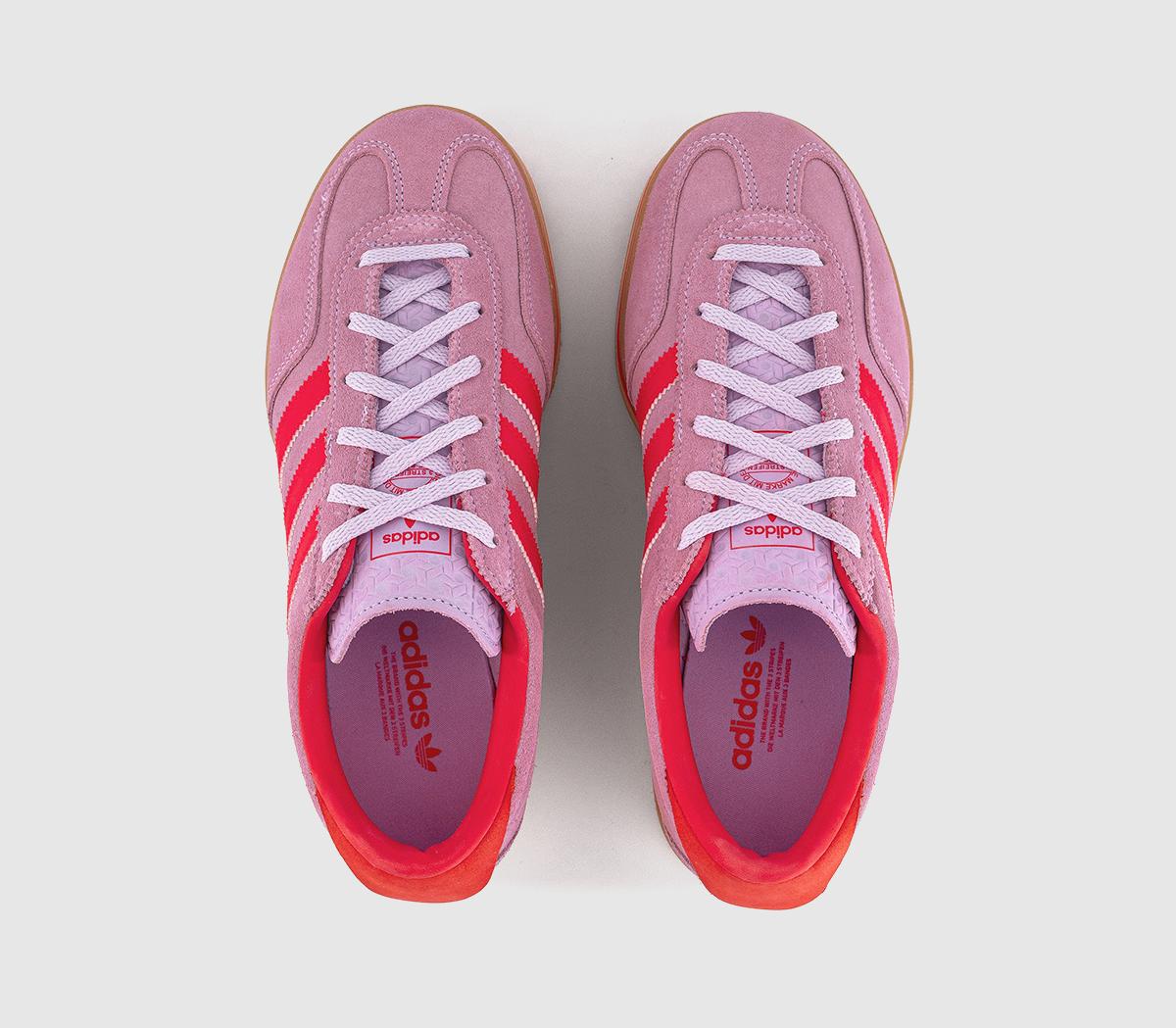 adidasGazelle Stack Trainers adidasGazelle Stack TrainersPink Orange Pink