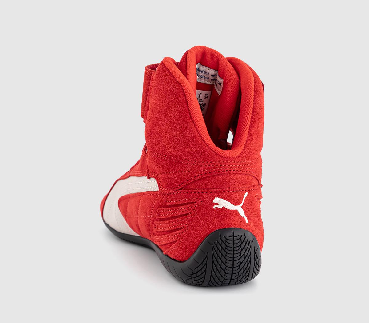 PUMASpeedcat Mid TrainersFor All Time Red Warm White