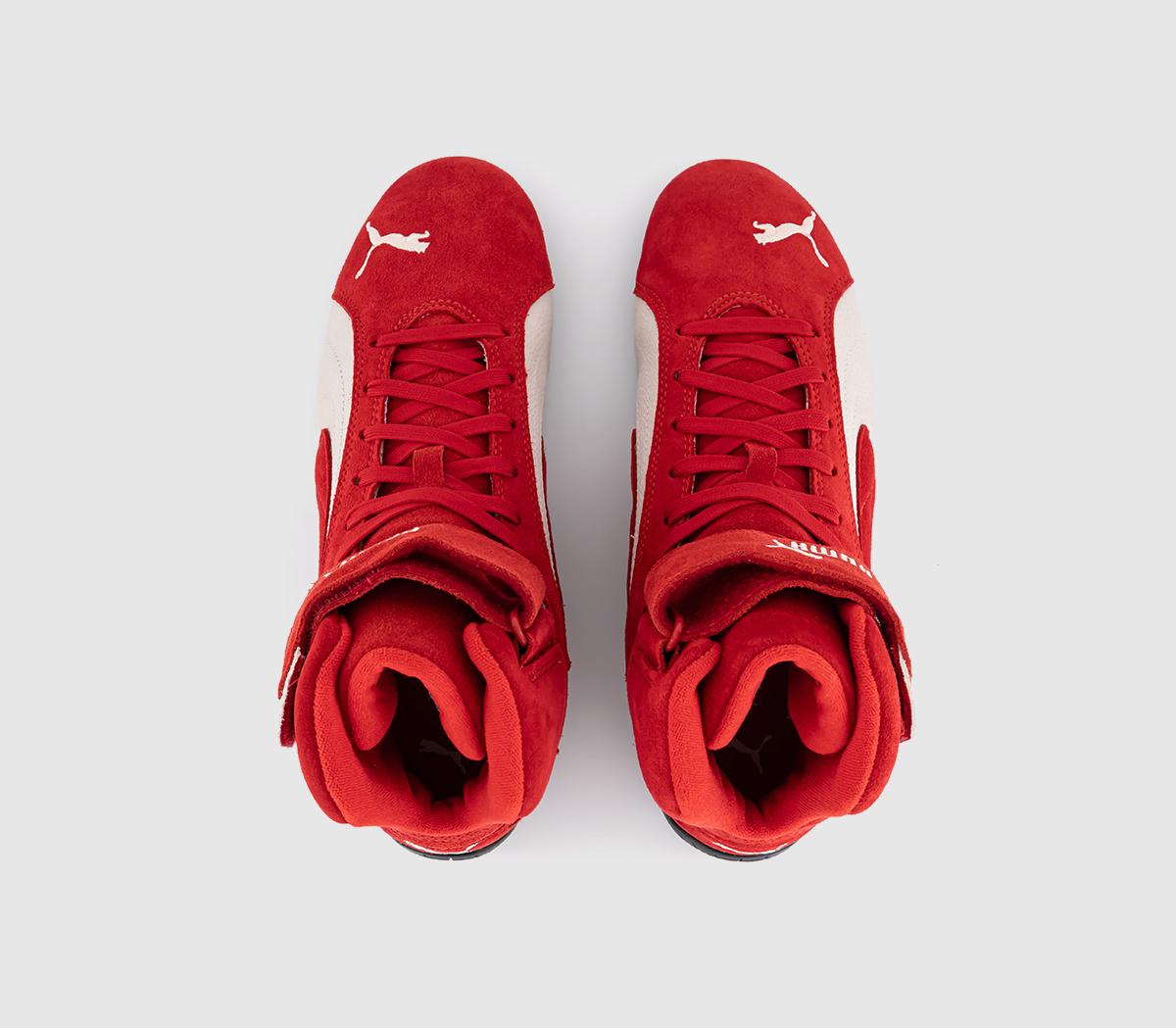 PUMASpeedcat Mid TrainersFor All Time Red Warm White