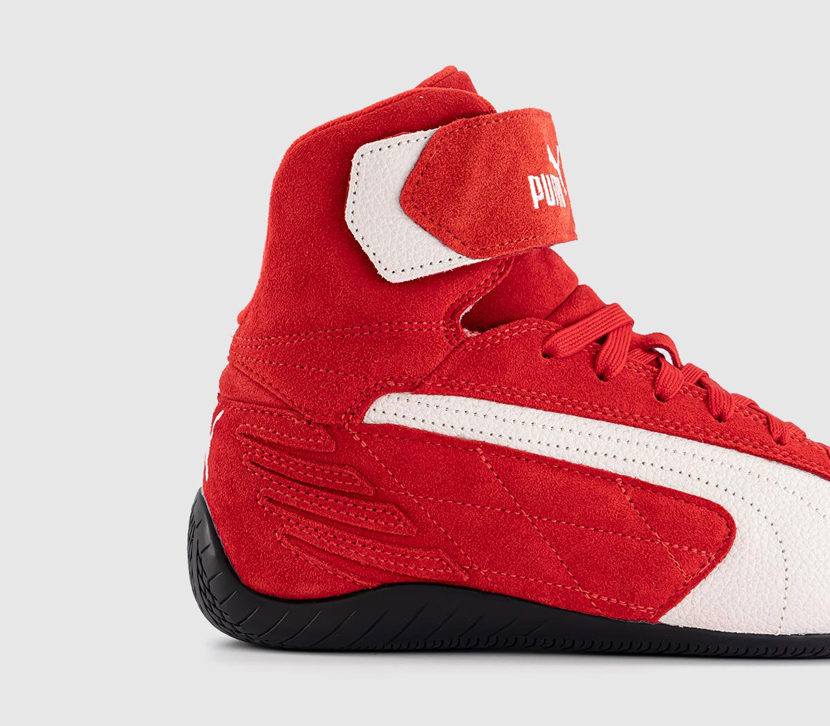 PUMASpeedcat Mid TrainersFor All Time Red Warm White