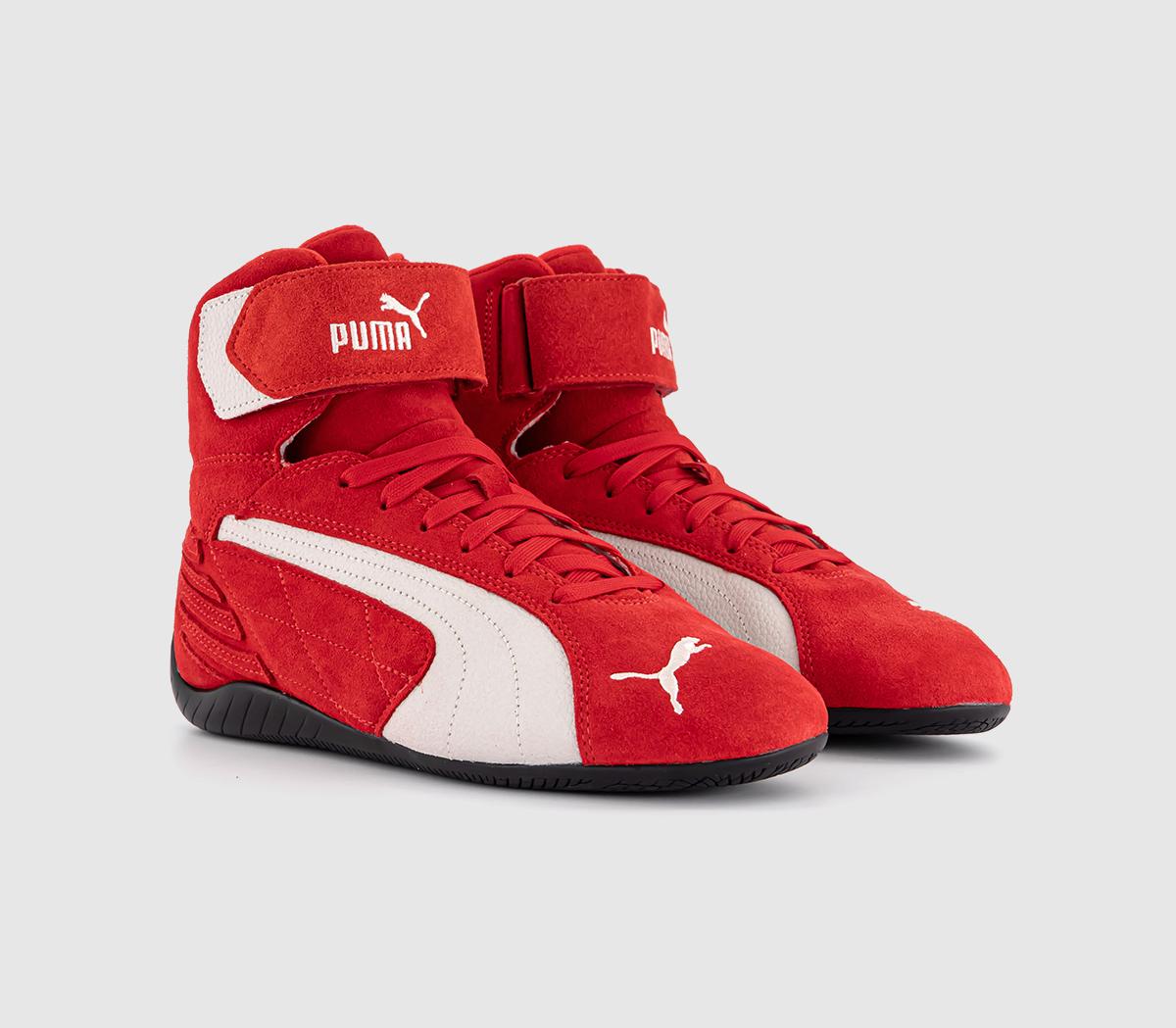 PUMASpeedcat Mid TrainersFor All Time Red Warm White