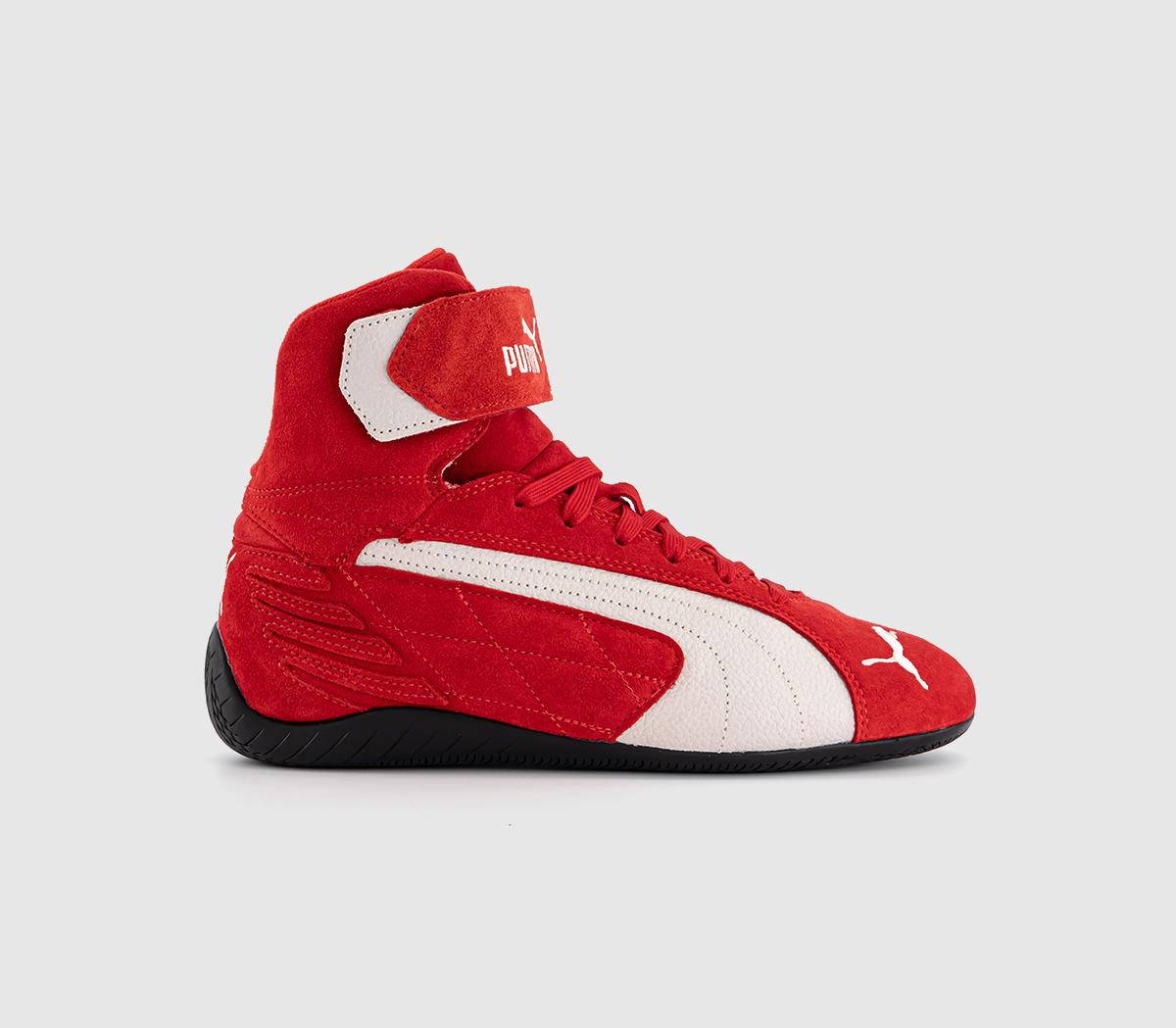 PUMASpeedcat Mid Trainers PUMASpeedcat Mid TrainersFor All Time Red Warm White