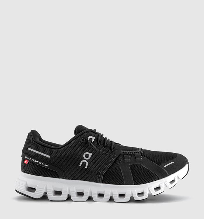 ON Cloud 6 Trainers Black White F