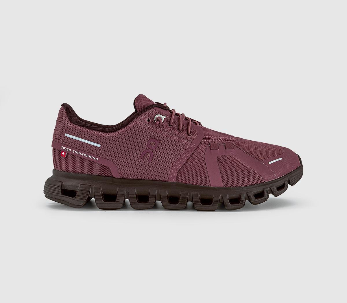 ON Cloud 6 Trainers Barberry OX F In Red, 8