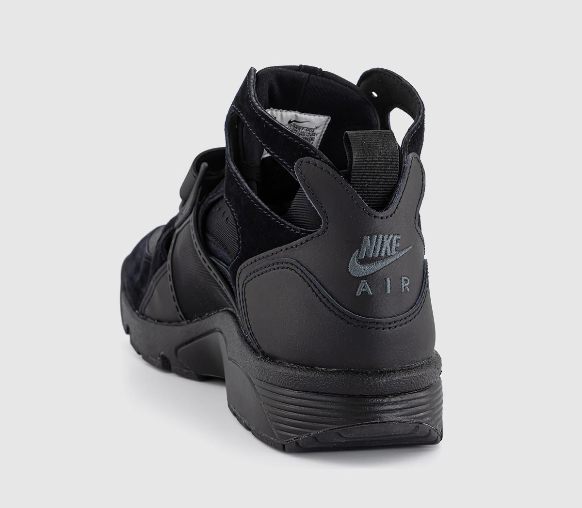all black junior huaraches