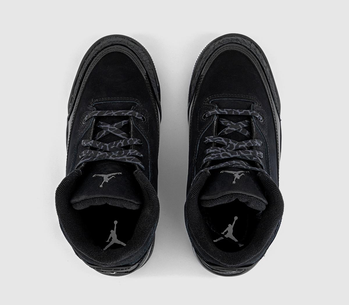 JordanAir Jordan 3 Retro 'Black Cat' PS TrainersBlack Dark Charcoal White