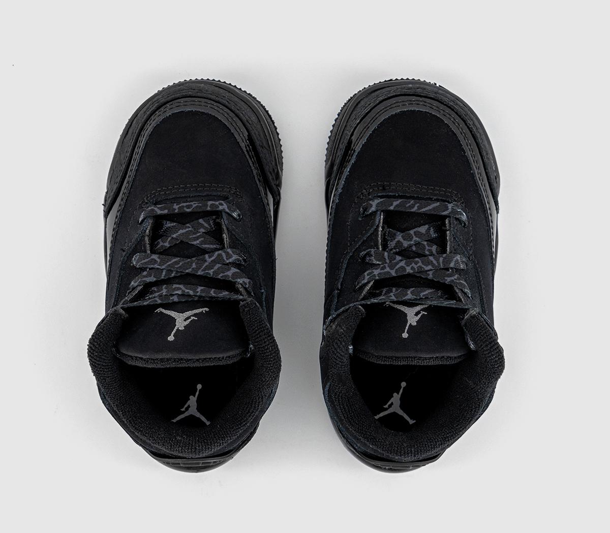 JordanAir Jordan 3 Retro 'Black Cat' Toddler TrainersBlack Dark Charcoal White