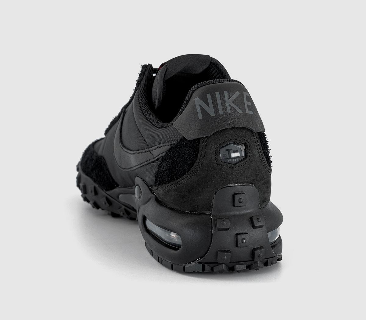 nike air max waffle skin black