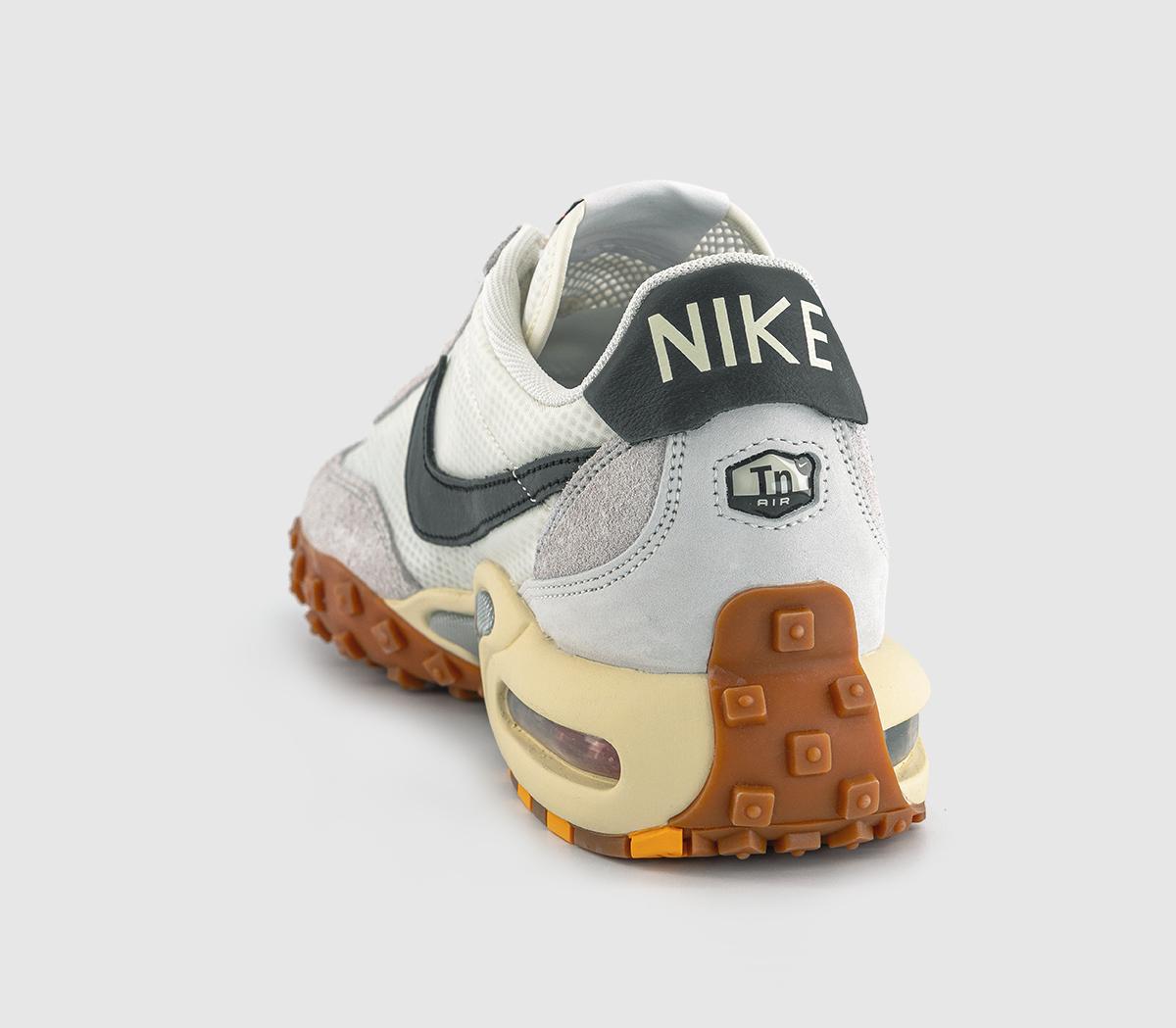 NikeAir Max Waffle TrainersSail Black Gum Med Brown Neutral Grey