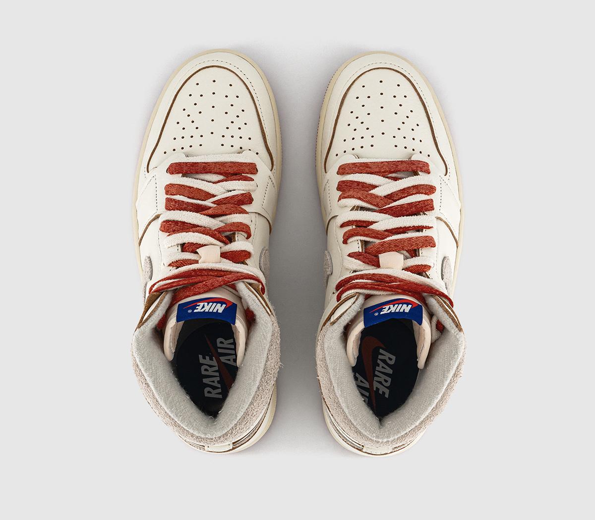 JordanAir Jordan 1 High OG TrainersSail Cinnabar Light Bone