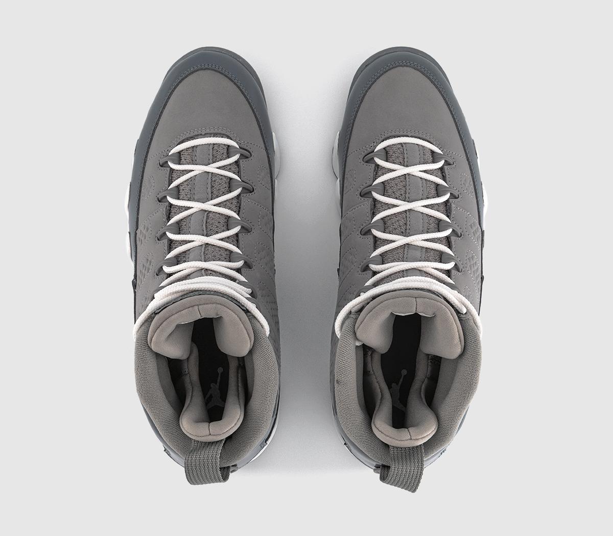 JordanAir Jordan 9 Retro TrainersMedium Grey Cool Grey White
