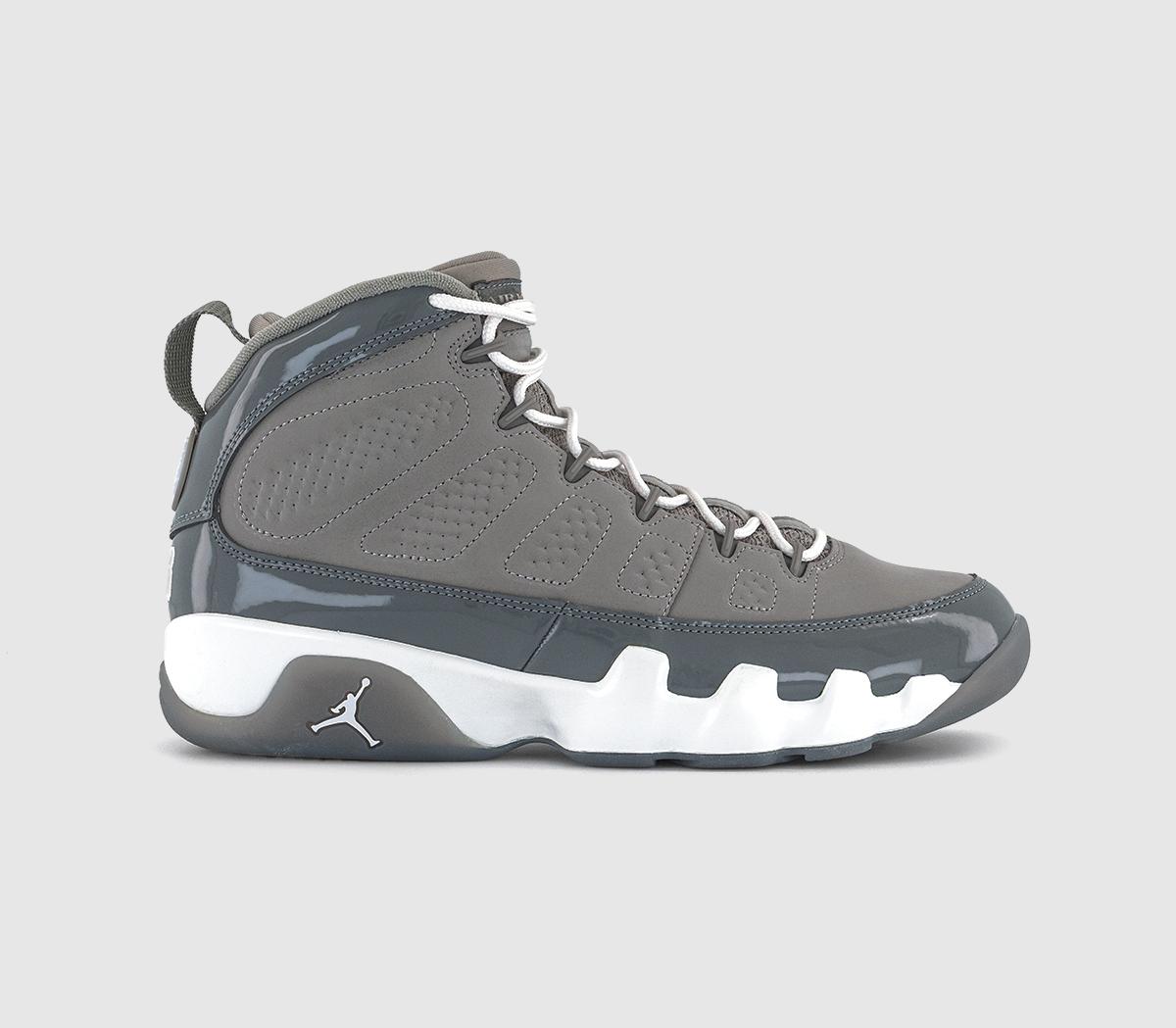 JordanAir Jordan 9 Retro TrainersMedium Grey Cool Grey White