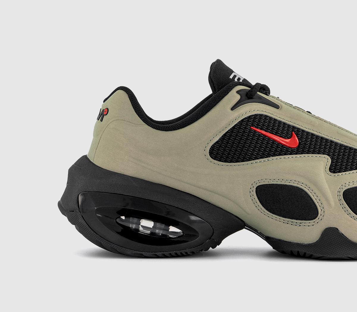 NikeAir Max Muse TrainersBlack Univ Red Oil Green