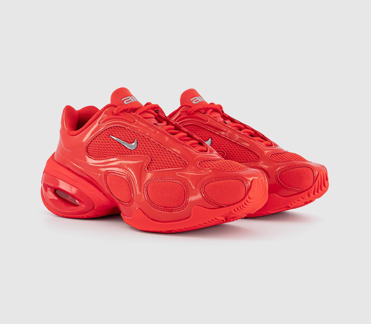 NikeAir Max Muse TrainersHabanero Red Metallic Silver