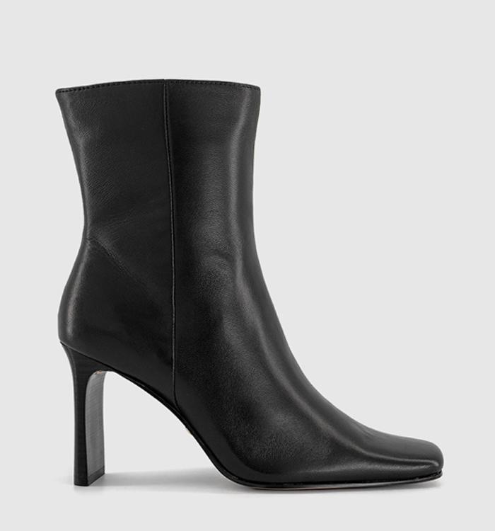 OFFICE Axel Slim Heel Ankle Boots Black