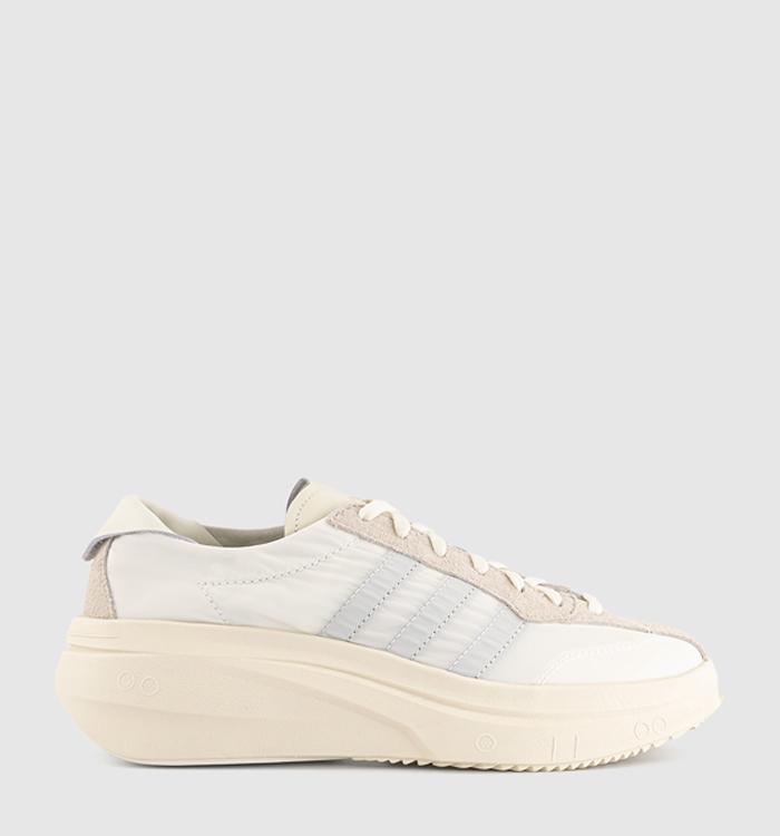 adidas Y-3 Y-3 LS Vintage Run Trainers Off White Black Aluminium