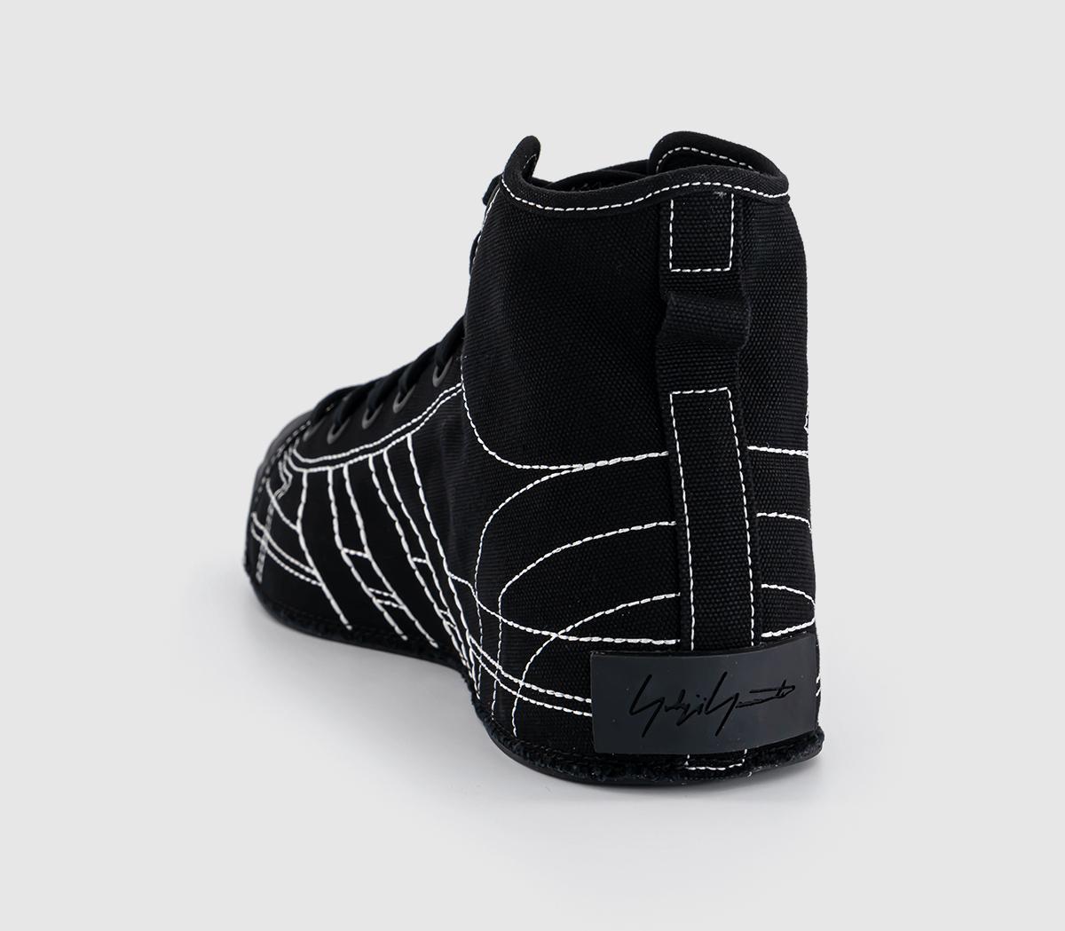 adidas Y-3Y-3 Nizza Hi TrainersBlack Black Off White