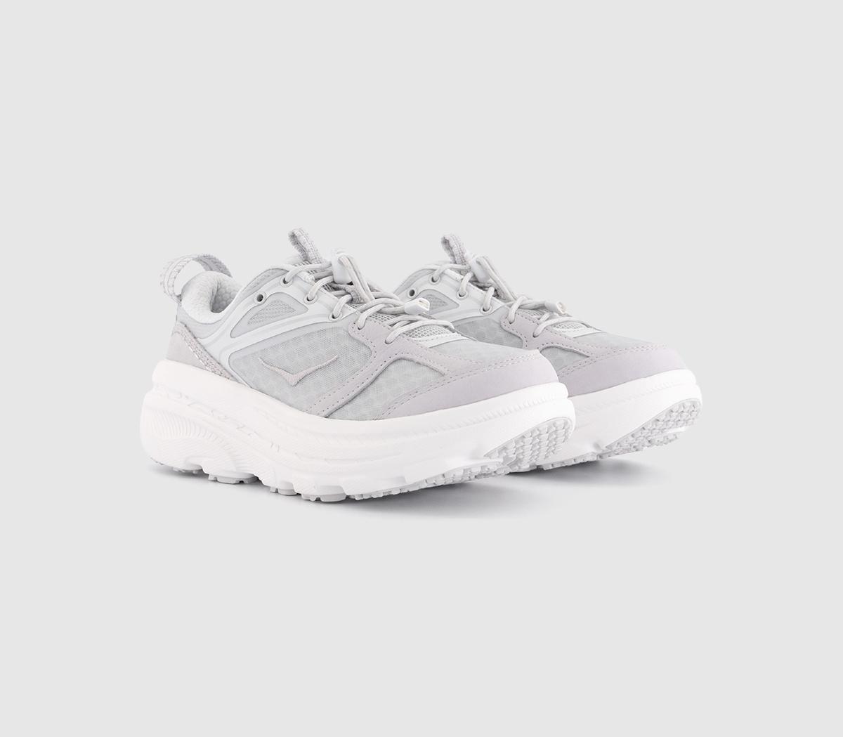 HOKA Bondi B3LS Trainers HOKA Bondi B3LS Trainers Cosmic Grey White