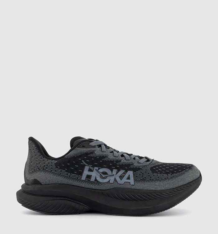 HOKA Mach 6 Trainers Black Outer Orbit
