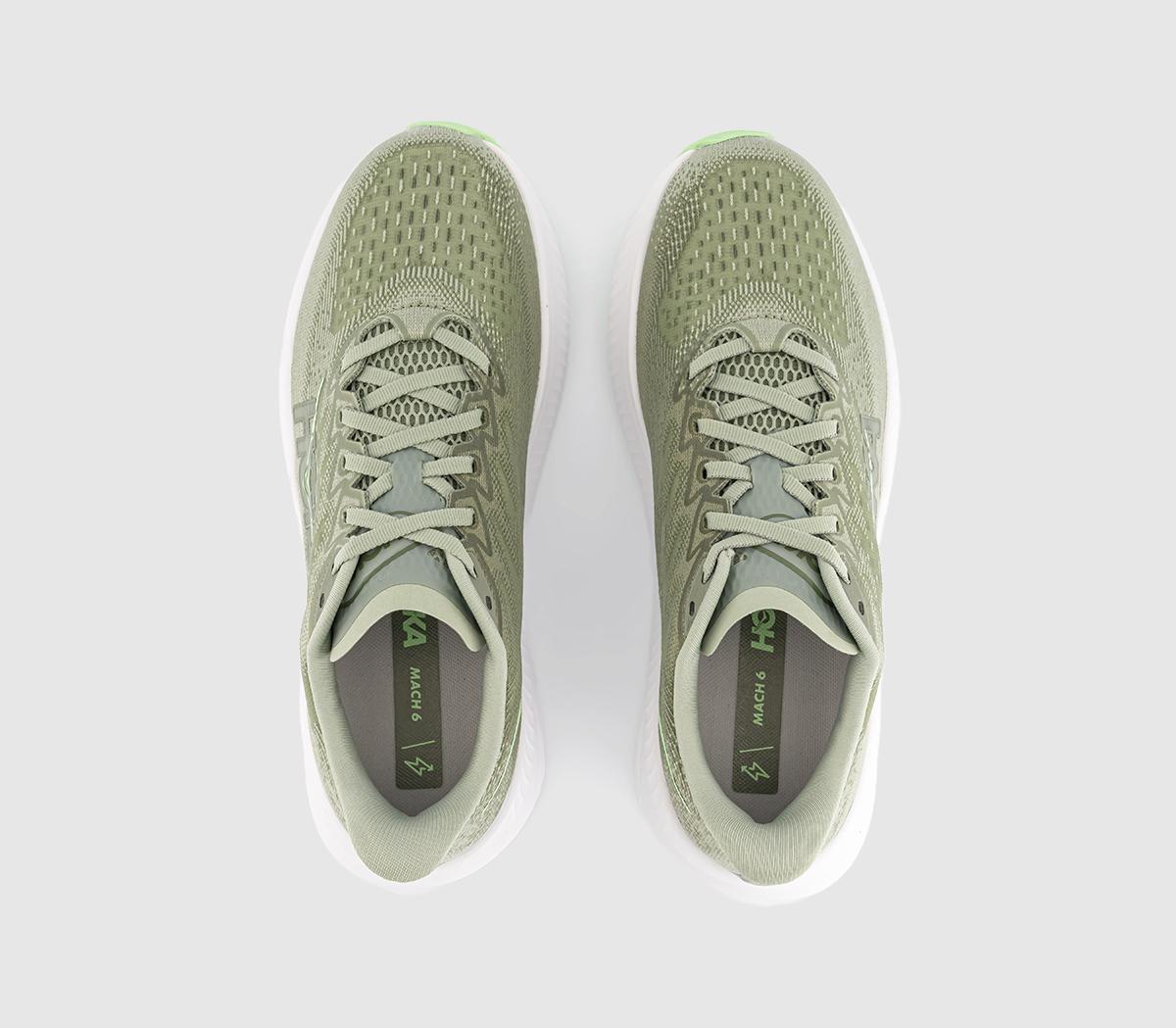 HOKA Mach 6 Trainers HOKA Mach 6 Trainers Forest Lichen Tart Apple