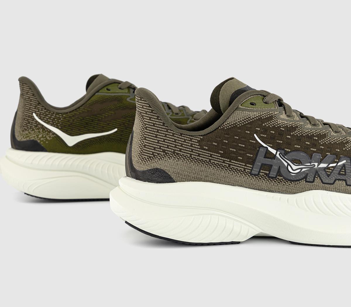 HOKAMach 6 TrainersAntique Olive Truffle Salt