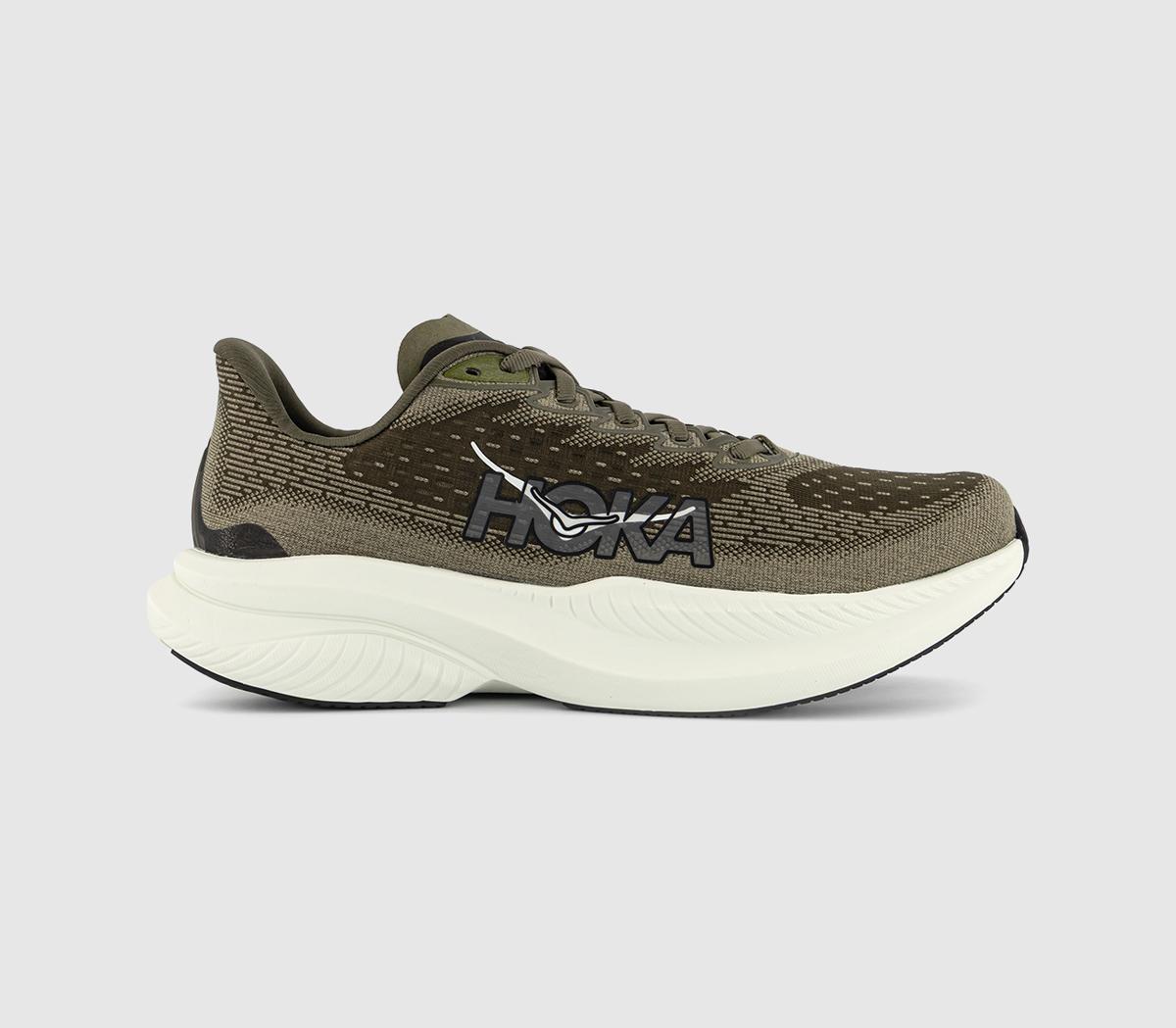 HOKAMach 6 TrainersAntique Olive Truffle Salt