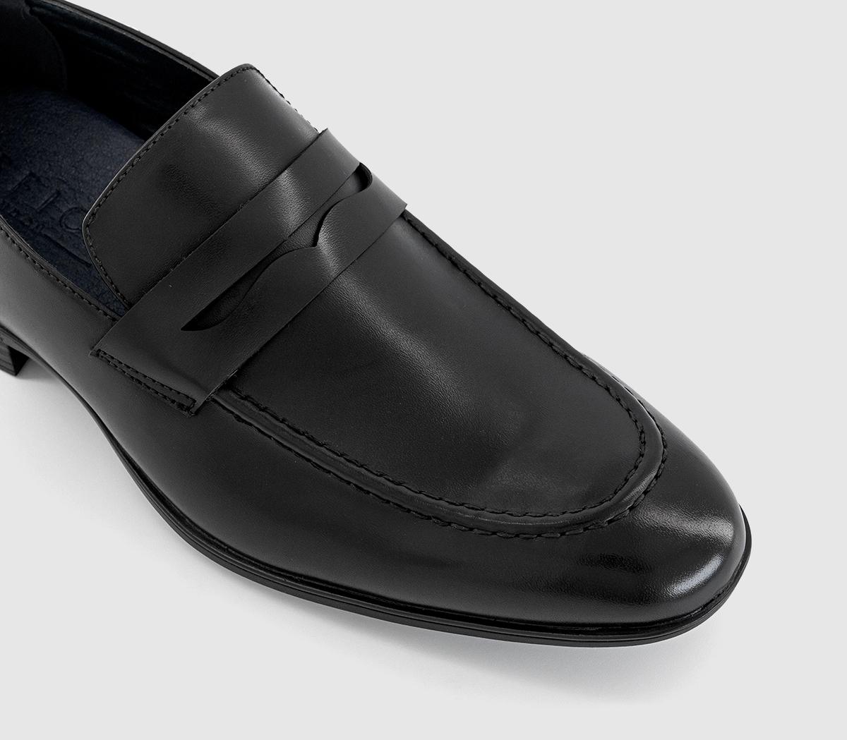 OFFICE Mablethorpe Apron Seam Saddle Loafers OFFICE Mablethorpe Apron Seam Saddle Loafers Black